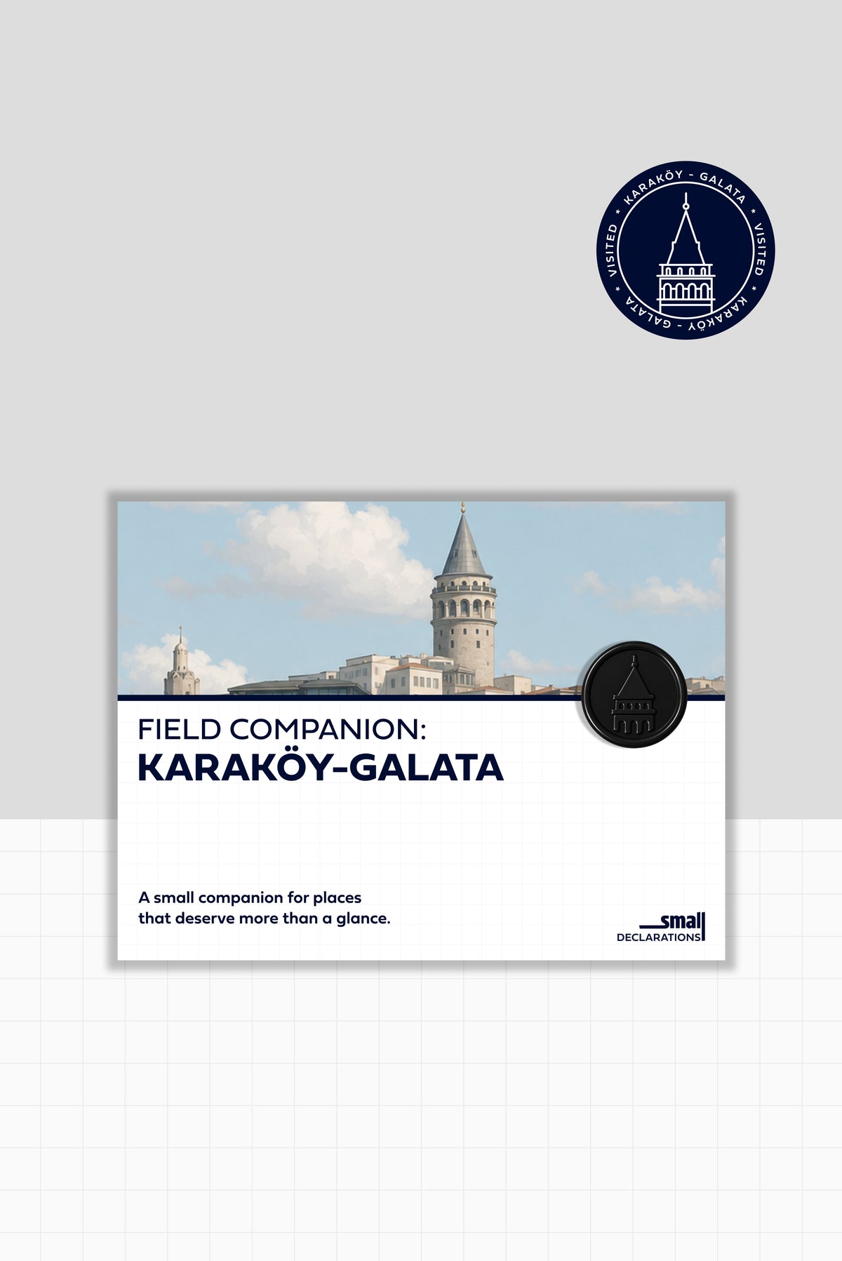 FIELD COMPANION: KARAKÖY-GALATA