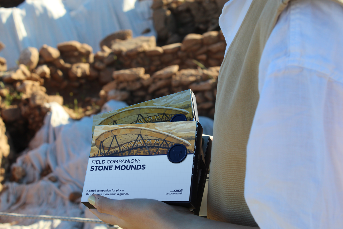 Göbeklitepe’de elde taşınan Field Companion: Stone Mounds setleri.
